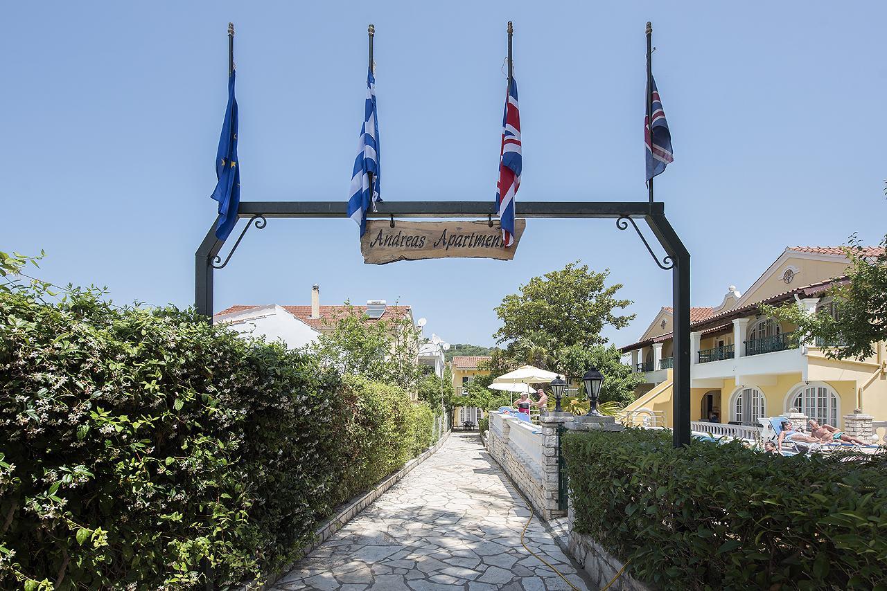 Ferienwohnung Andreas Pool Complex Kassiopi Exterior foto